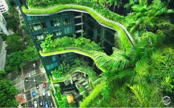 新加坡的生態(tài)建筑專業(yè)戶，又建了一個(gè)長滿綠植的酒店第2張圖片